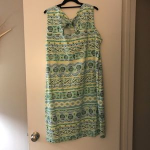 dress with yellow cardigan